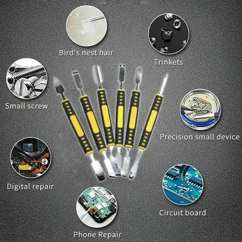 Laptop Accessories Kit - Double Head Metal Pry Scraper Spudger