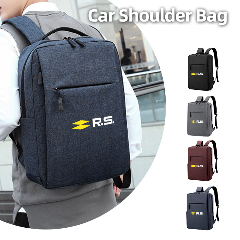 Laptop Accessories Box - Car USB-Charging Oxford Cloth Backpack Laptop