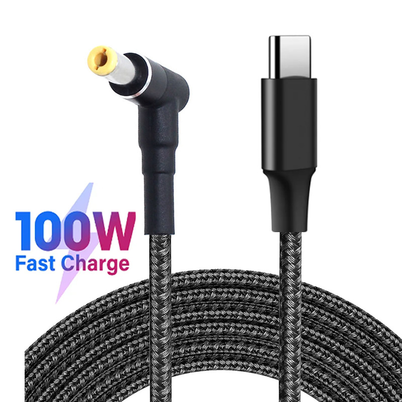 100W Type C to 5.5x2.5mm Male  - огляд і ціна Laptop Lock Cable