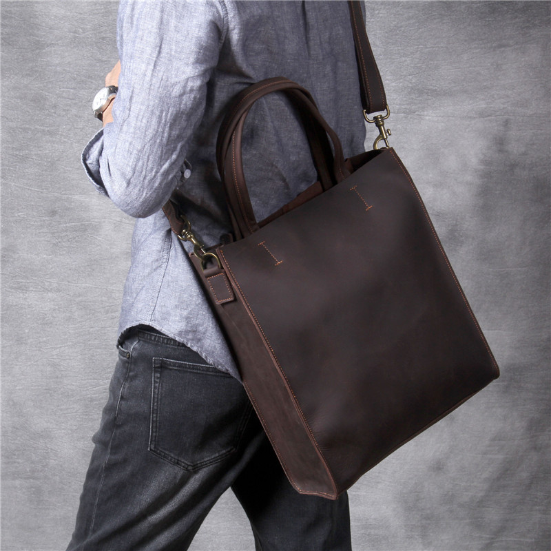 Vintage genuine leather men ha - огляд і ціна Laptop Accessories Box