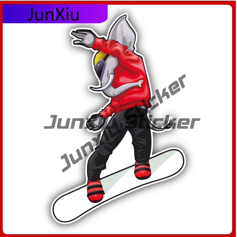 Elephant Snowboarder Car Eye C - огляд і ціна Laptop Accessories You Must Have