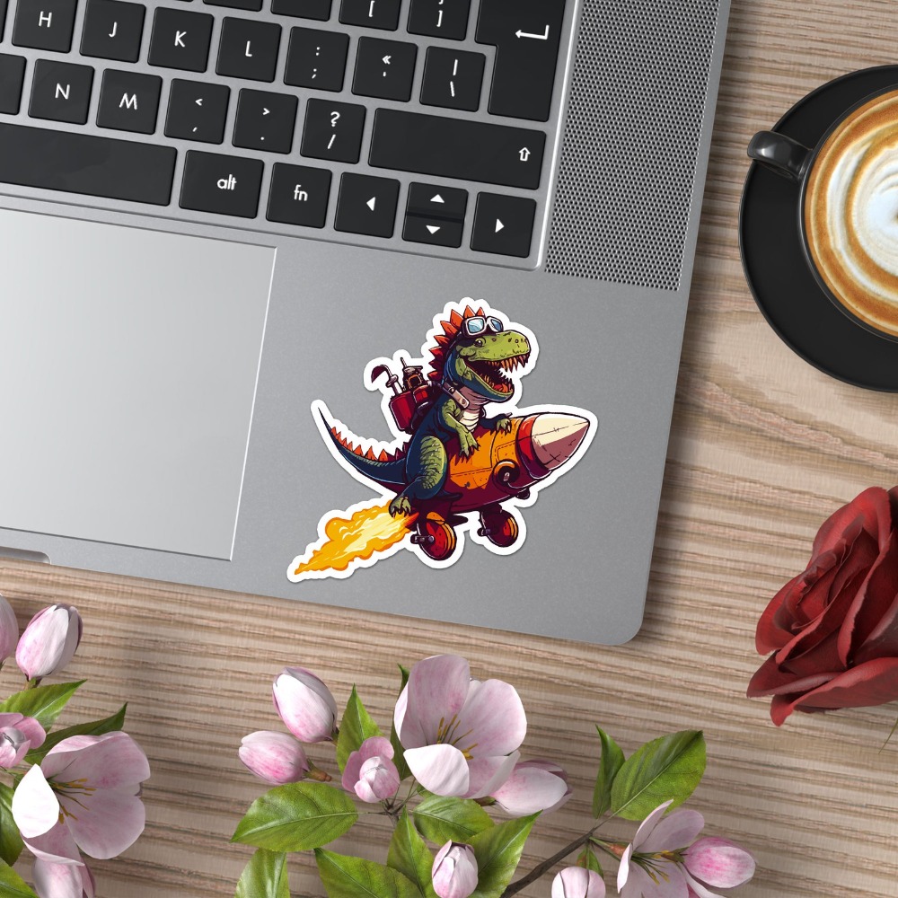 Dinosaur On Rocket Unique Must - огляд і ціна Laptop Accessories You Must Have