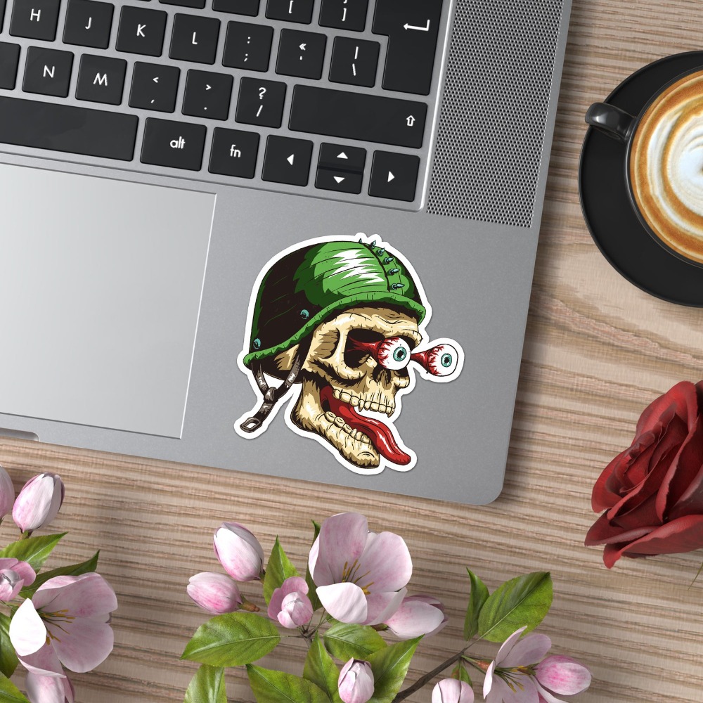 Skull Eyeballs Vinyl Anime Mus - огляд і ціна Laptop Accessories You Must Have