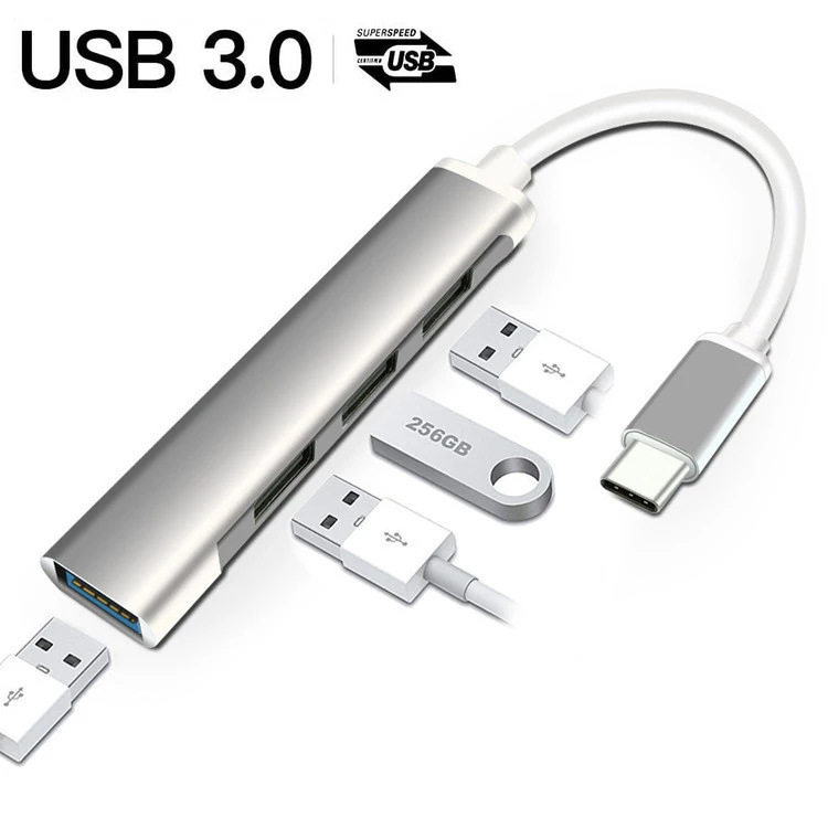 4-in-1 USB C HUB 3.0 Type C 3. - огляд і ціна Laptop Accessories For Programmers