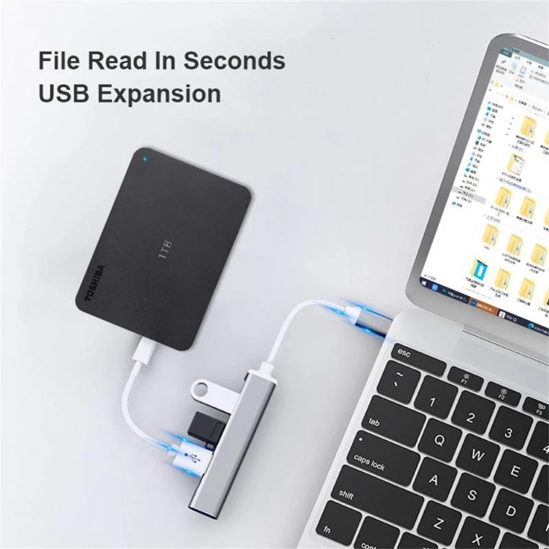 4-in-1 USB C HUB 3.0 Type C 3. - огляд і ціна Laptop Accessories For Programmers