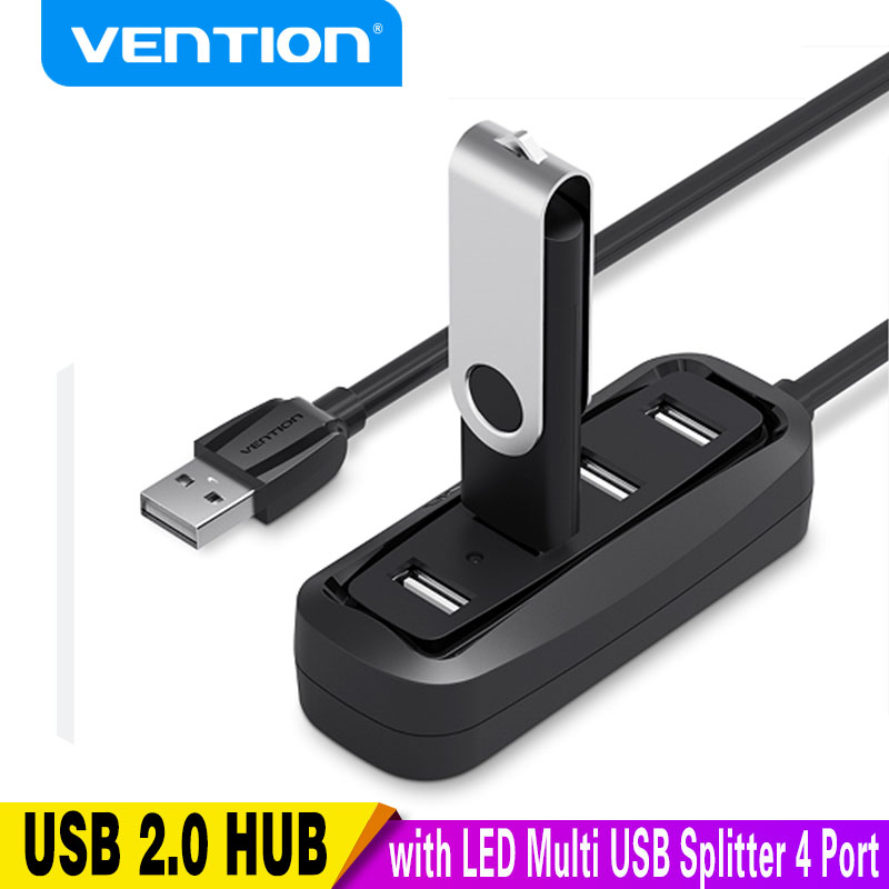 Vention USB 2.0 HUB 4 Port wit - огляд і ціна Laptop Accessories Box