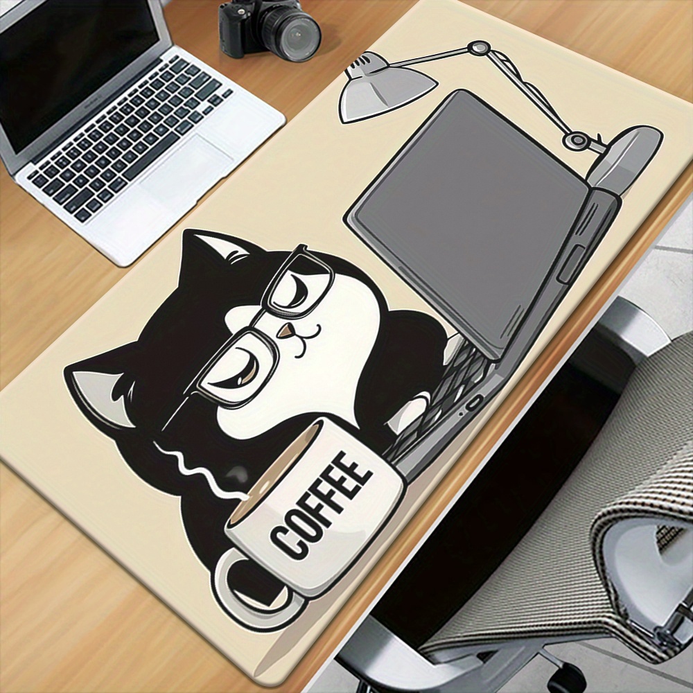 Cute Coffee Cat Working On Lap - огляд і ціна Laptop Accessories Officeworks