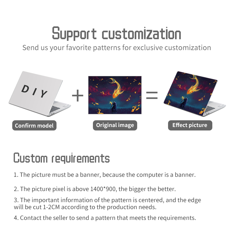 DIY Laptop Skins Stickers Note - огляд і ціна Laptop Accessories Msi