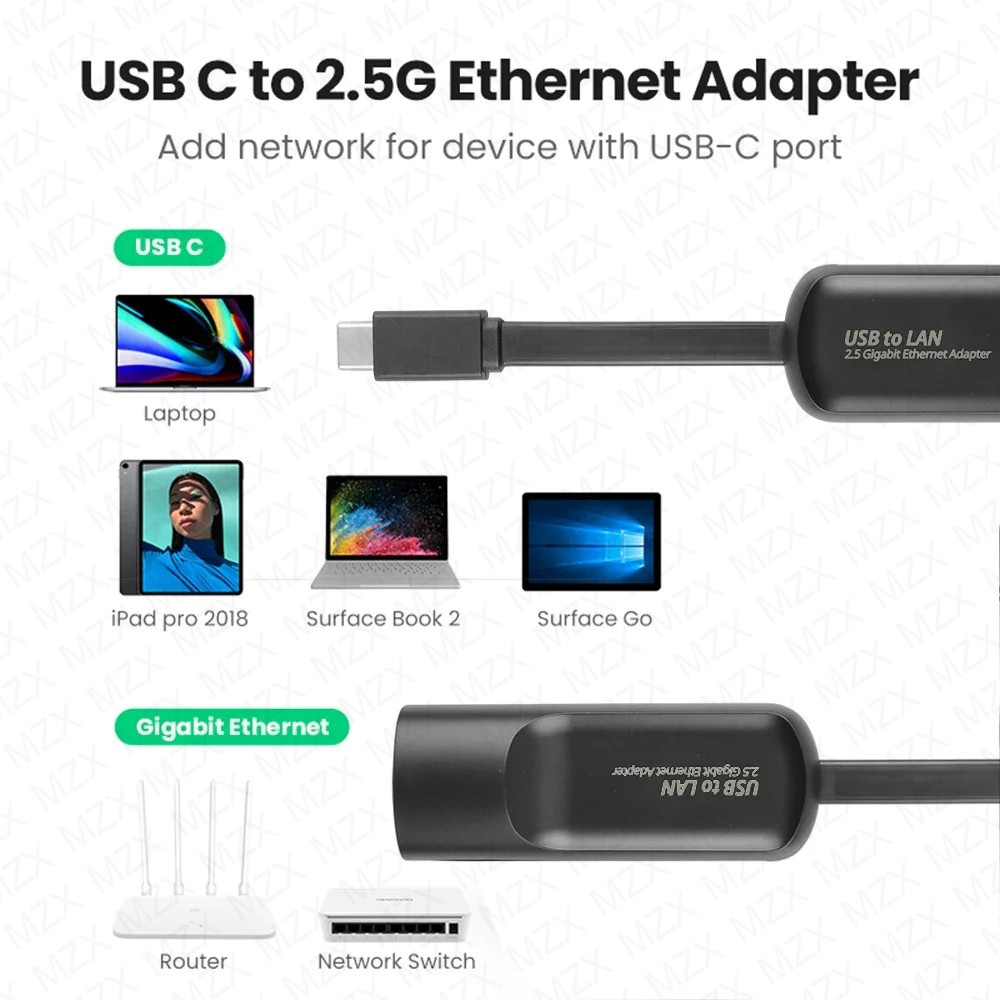 2.5G 2500Mbps Network Card Gig - огляд і ціна Laptop External Accessories
