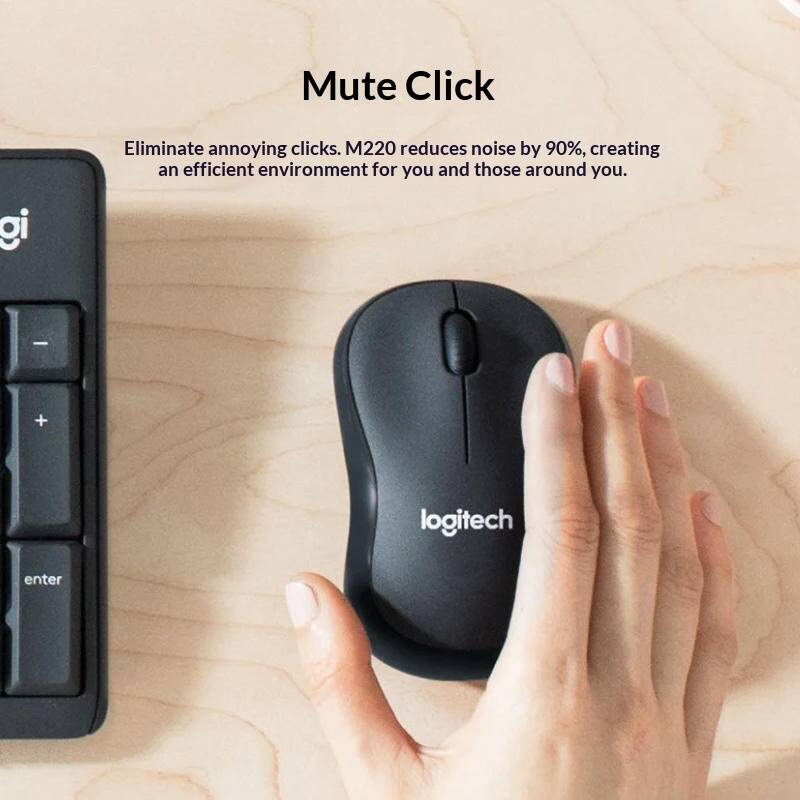 Logitech M220 Wireless Silent  - огляд і ціна Laptop Accessories Officeworks