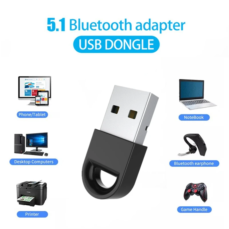 USB Bluetooth 5.1 Adapter USB  - огляд і ціна Laptop External Accessories