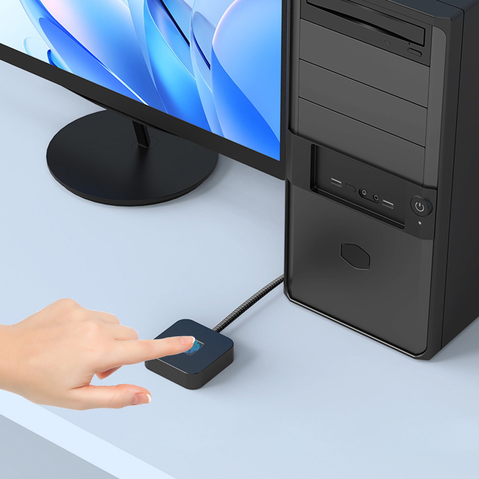 USB Fingerprint Reader with 5f - огляд і ціна Fingerprint Reader Usb