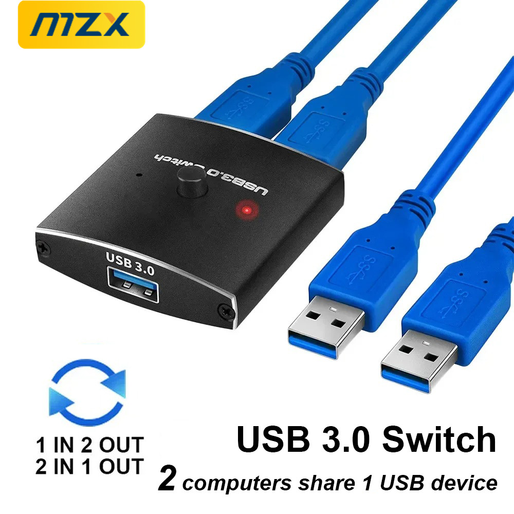 MZX Two-Way USB 3.0 Switch KM  - огляд і ціна Laptop Accessories For Programmers
