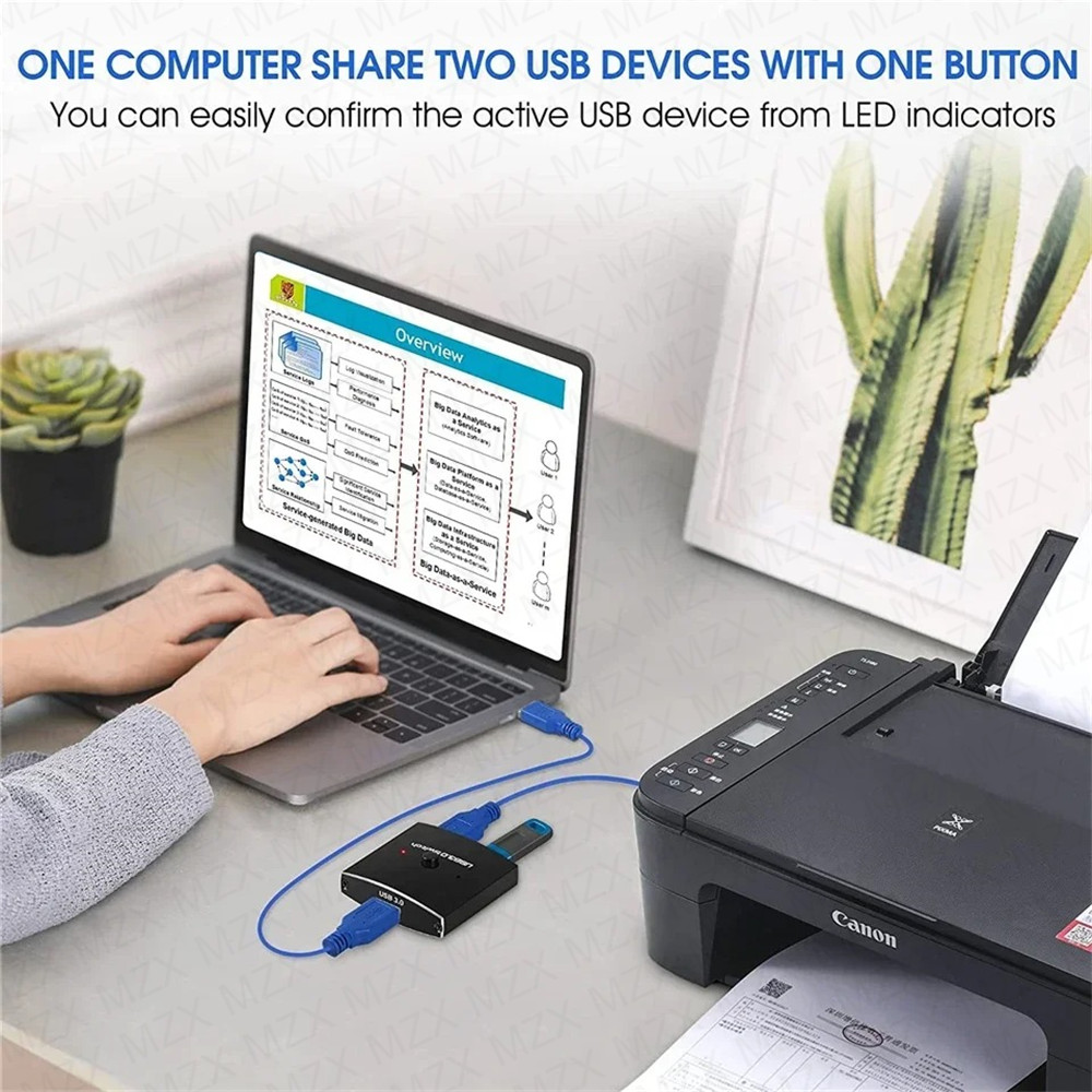 MZX Two-Way USB 3.0 Switch KM  - огляд і ціна Laptop Accessories For Programmers