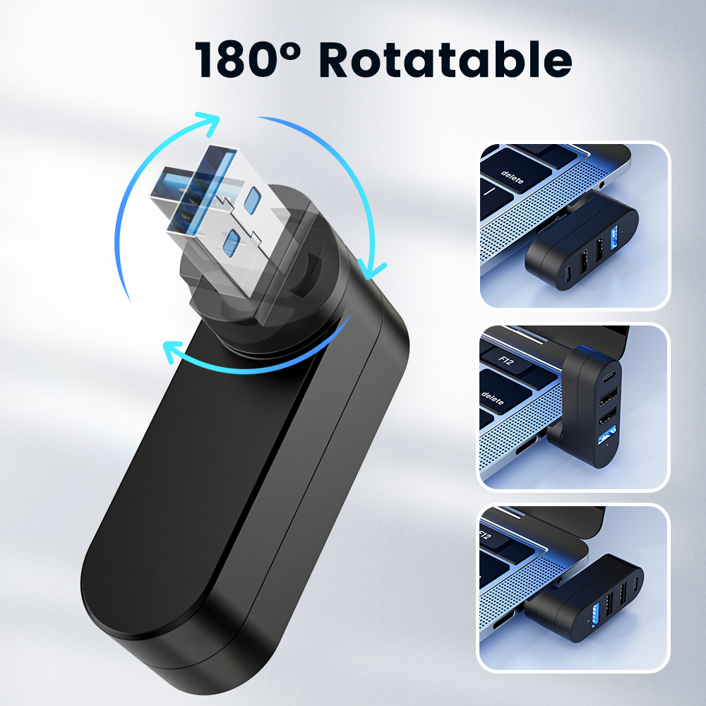 USB Hub 3.0 Mini Splitter Box  - огляд і ціна Laptop Accessories Box